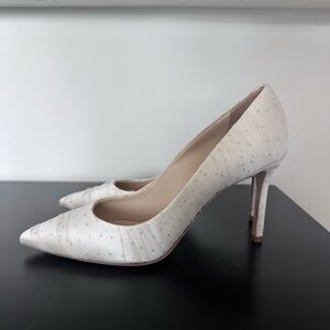 Jimmy Choo White Stiletto Heels